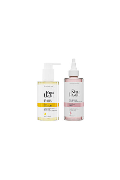 Rimu Health Products Hassas Ciltler İçin Cica PHA Tonik + Temizleme Yağı