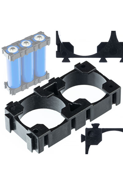 Rosfix 1x2 Battery Case For 2x18650 | Durable Plastic | Configurable