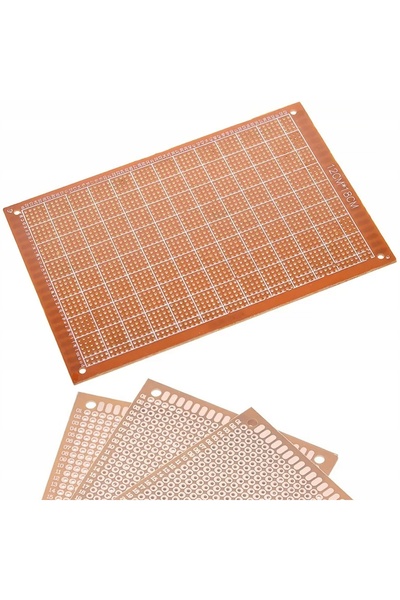 Rosfix Placă Prototip Universală 120x180 mm | THT, Raster 2,54 mm, 1 Strat