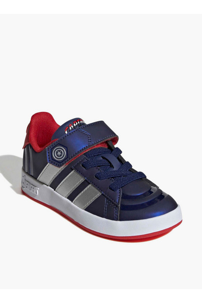adidas Boys GRAND COURT CAPT AMERICA EL Hook & Loop Sneakers