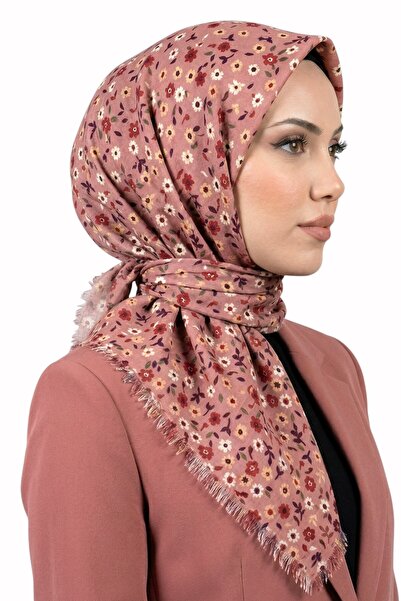 hadiora وشاح نسائي مزين بالزهور 6502