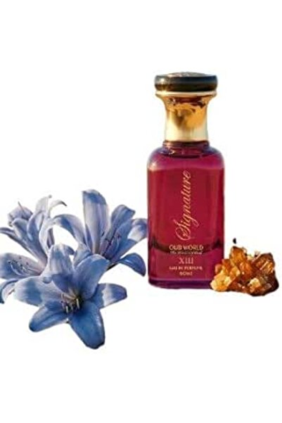 OUD WORLD سيجنتشر XIII - عطر فاخر للجنسين (50 مل) |   زنابق زرقاء أنيقة وجلد ...