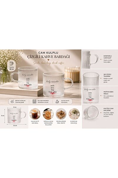Coşev 6'lı 90 ml Kahve Fincanı
