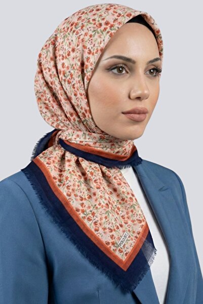 hadiora وشاح نسائي مزين بالزهور 6508