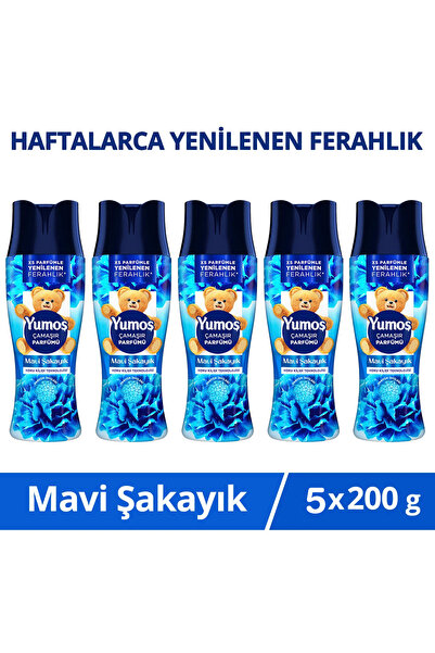 Yumoş Çamaşır Parfümü Mavi Şakayık 200g x5