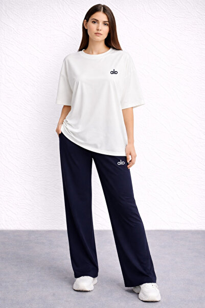 ZAVIXO Γυναικείο Oversize Basic Σετ 2 τεμαχίων, 100% Βαμβάκι, Άνετο Καθημεριν...