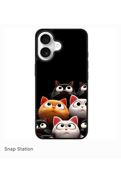 SNAPSTATIONRO Προστατευτική θήκη, MagSafe, iPhone 17 - Animated_Cats