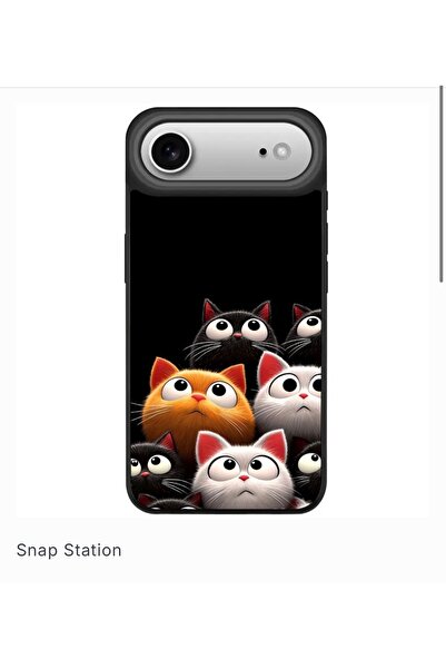 SNAPSTATIONRO Husa de protectie, MagSafe, iPhone 17 AIR - Animated_Cats