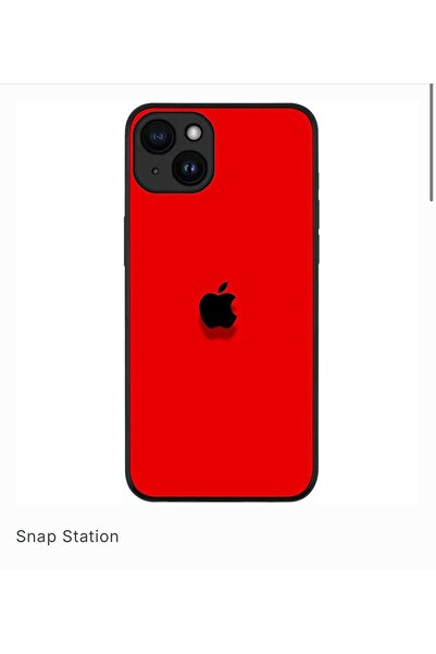 SNAPSTATIONRO Προστατευτική θήκη, MagSafe, iPhone 14 PLUS - Apple_Logo_RED_Ne...