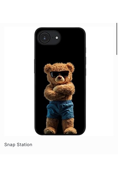 SNAPSTATIONRO Προστατευτική θήκη, MagSafe, iPhone 16E - Cool_Ted_Bear