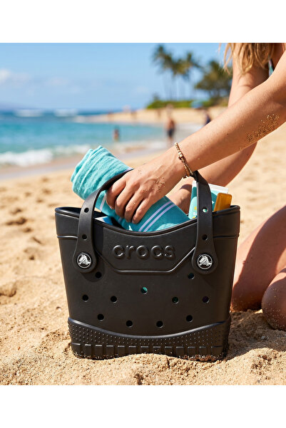 Crocs Μεσαία τσάντα παραλίας Eva, πολύχρωμη τσάντα ώμου (Πλάτος: 38 εκ., Ύψος...