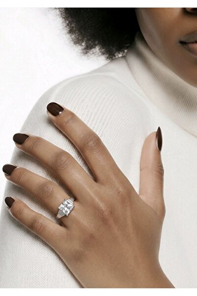 Monalisa Home Single Stone Adjustable Zircon Stone Ring