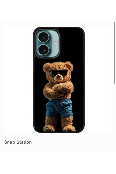SNAPSTATIONRO Προστατευτική θήκη, MagSafe, iPhone 16 - Cool_Ted_Bear