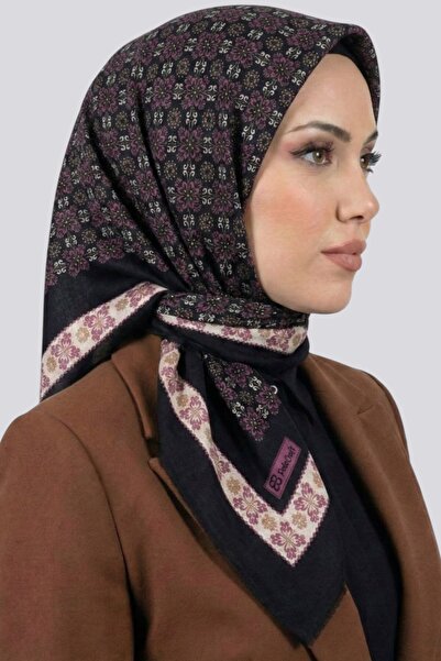 hadiora وشاح نسائي منقوش بنمط عرقي 6522
