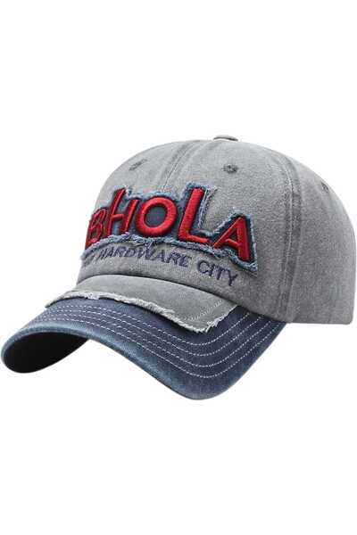 Mood Agenda Unisex Vintage Bhola Embroidered Adjustable Baseball Cap Hat