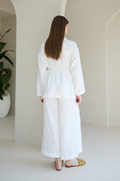 Melike Tatar Σετ πουκάμισο μουσελίνας 32-2821