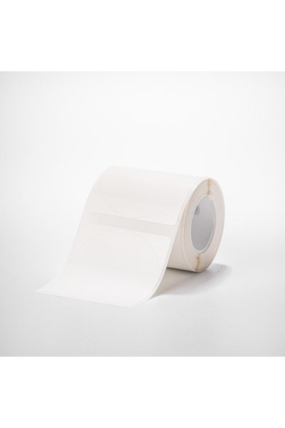 Generic Brand T50 Label 50mm X 50mm (1 in One Arm) 150 Pieces White Round (B1...