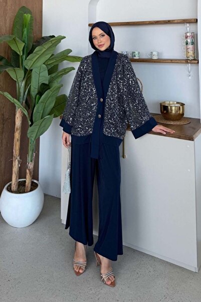 Şulemoda Giyim Σετ Neşe 3 τεμαχίων σε μπλε ναυτικό