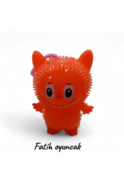 Fatih Oyuncak Işıklı sesli dikenli kedi köpek oyuncağı vs çocuk oyuncağı 1 ad...