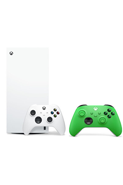 MICROSOFT Xbox Series X Dijital + 2.kol 9. Nesil Xbox Wireless Controller Yeş...