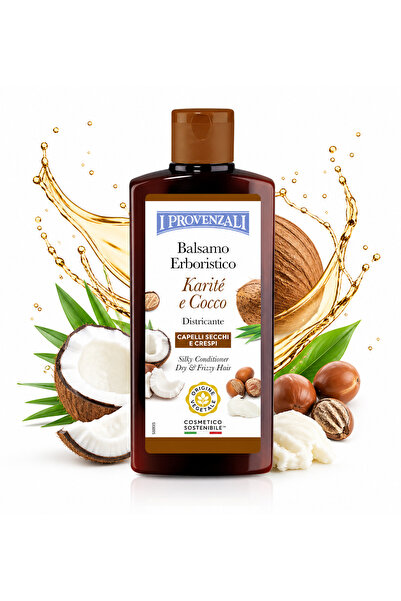 I Provenzali Μαλακτική Κρέμα Μαλλιών με Σέια και Καρύδα 200 ml, για ξηρά και ...