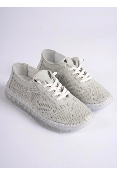 Adım Dünyası Women's Genuine Leather Daily Casual Shoes Sneaker Orthopedic Co...