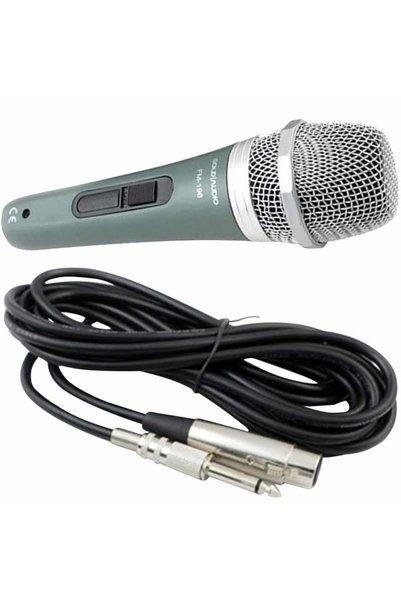Temiz Pazar Gold Audio FM-198 El Mikrofonu Kablolu Sahne, Karaoke ve Anons Mi...
