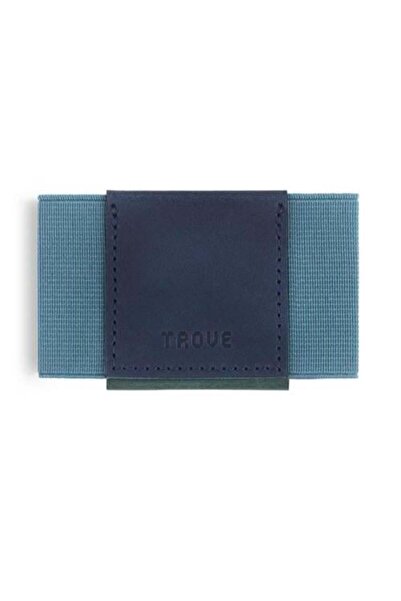 TROVE Green and Blue Card Wallet by