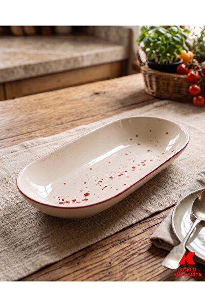 Köklü Züccaciye 30 cm Kayık Tabak