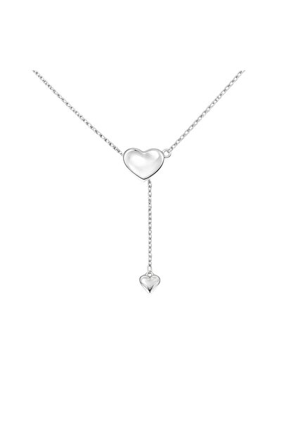 Bijuteria SORELLY Κολιέ με ασημένια καρδιά