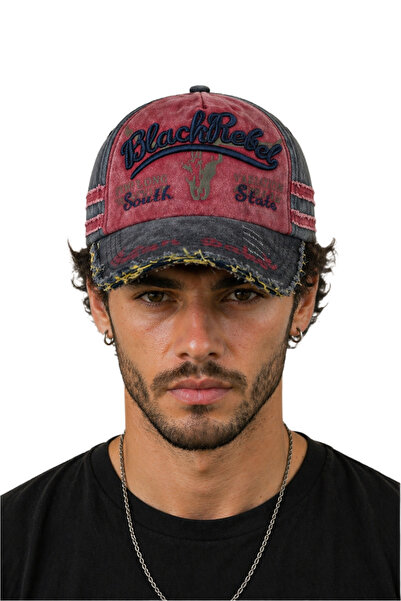 HatClub Exclusive Vintage Vintage Men's Hat Black Rebel Embroidered Street St...