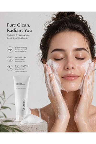 AROCELL Deep Cleansing Foam 120ML(Derin Temizleyici Köpük)