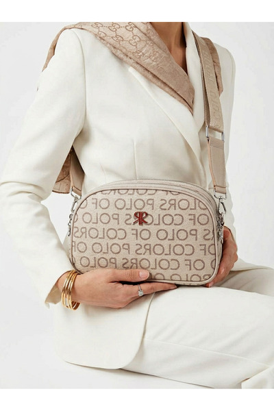 Çanta Trend Γυναικεία τσάντα μονόγραμμα μεσαίου μεγέθους 5 θέσεων Polo Of Colors