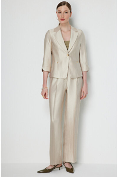 Ekol High Waist Single Pleat Trousers 1274