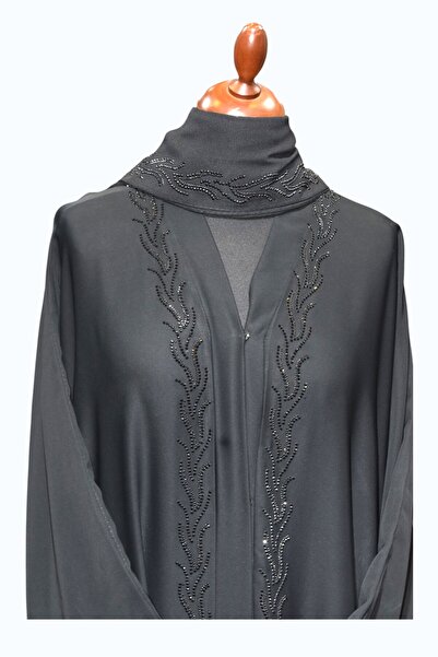 Bab almadina collection Premium Black Embroidered Abaya