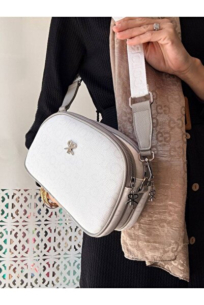 Çanta Trend Γυναικεία τσάντα μονόγραμμα μεσαίου μεγέθους 5 θέσεων Polo Of Colors