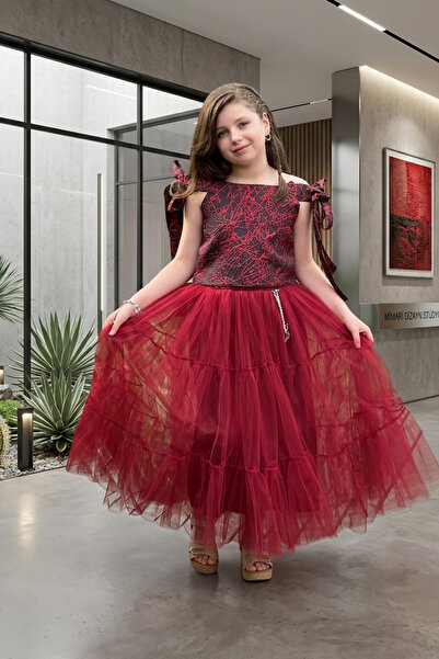 tny kids collection فستان بناتي موديل ماليبو