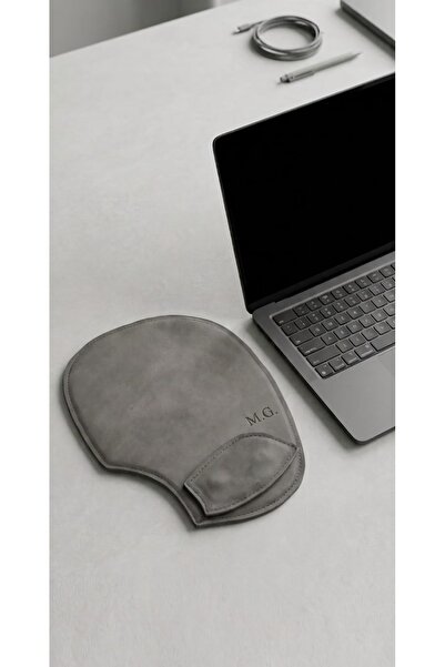 GALANDE Hakiki Deri Kişiselleştirilebilir Bilek Destekli Mousepad / isteniden...