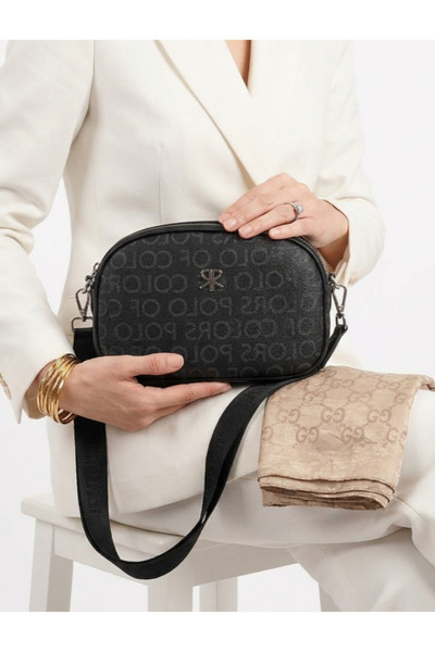 Çanta Trend Γυναικεία τσάντα μονόγραμμα μεσαίου μεγέθους 5 θέσεων Polo Of Colors