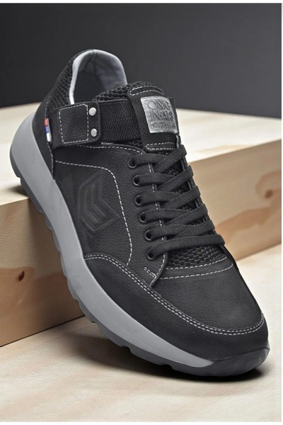 PAPATAY 3387 Orthopedic Sole 100% Genuine Leather Men's Shoes - Seasonal Nubu...