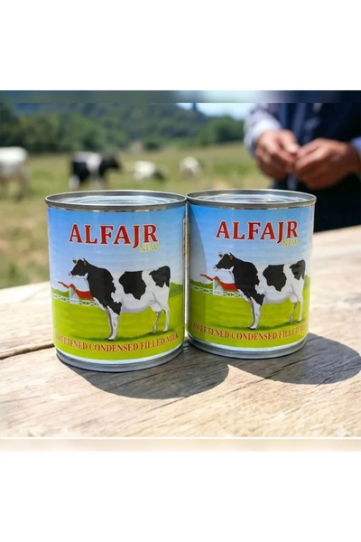 ALFAJR Şekerli Yoğunlaştırılmış Dolgulu Süt 390gr (2 ADET)