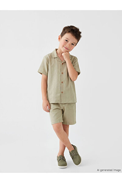 LC Waikiki Linen Blend Boy's Suit from Uzg Store for Style Enthusiasts
