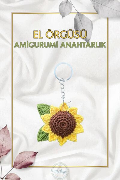 Ma'Vessa Μπρελόκ Amigurumi Günebakan - Αξεσουάρ διακόσμησης για δώρα και τσάν...