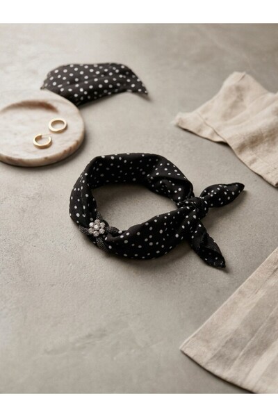 Vaura Polka Dot Buckle Multi-Purpose Scarf