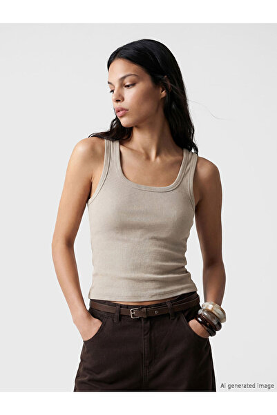 LC Waikiki Lcw Vision Beige Square Collar Women's Undershirt