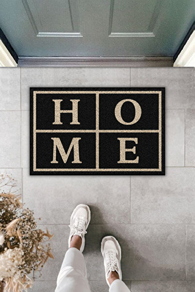 Dormot Home Μοντέρνα Ψηφιακή Εκτύπωση HOME Χαλάκι Εισόδου με Γράμματα 70x45 ε...