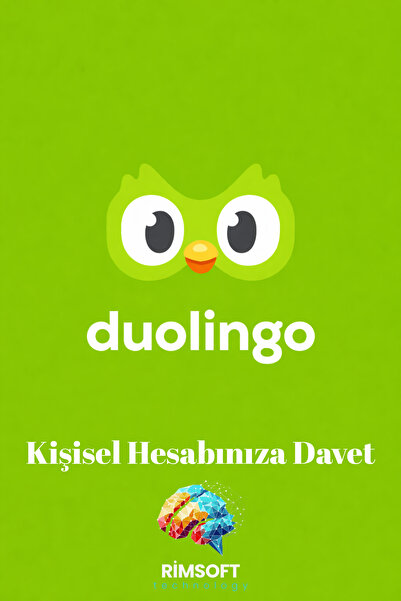 Duolingo Kişisel Hesab'a Davet Ömür Boyu erişim