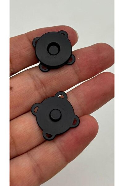 angel çanta aksesuar Μαύρο μαγνητικό κουμπί που στερεώνεται