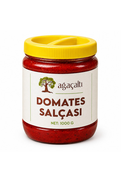 Ağaçaltı Domates Salçası 1000 Gr, Katkısız, Ev Tipi, Doğal, Yöresel, Kahvaltı...