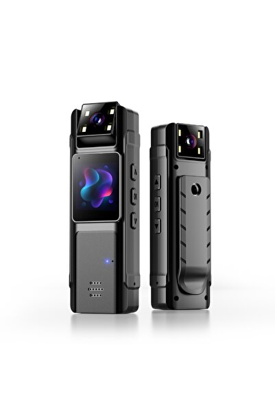 gaman Mini 1.56'' Hd Ekranlı Yaka Kamerası Sesli Ve Görüntülü Kayıt Gece Görüşlü